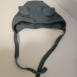 Kate Quinn Teal Knit Hat with Ear Flaps